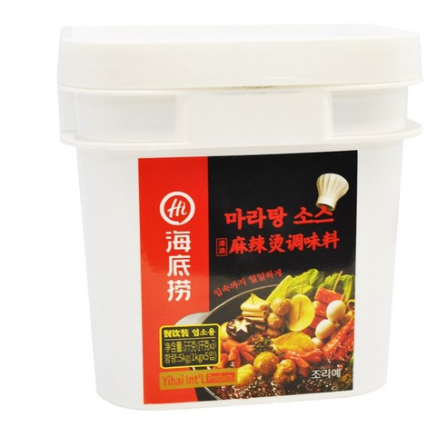 하이디라오 마라탕소스 5KG 업소용 대용량, 마라샹궈소스, 1개