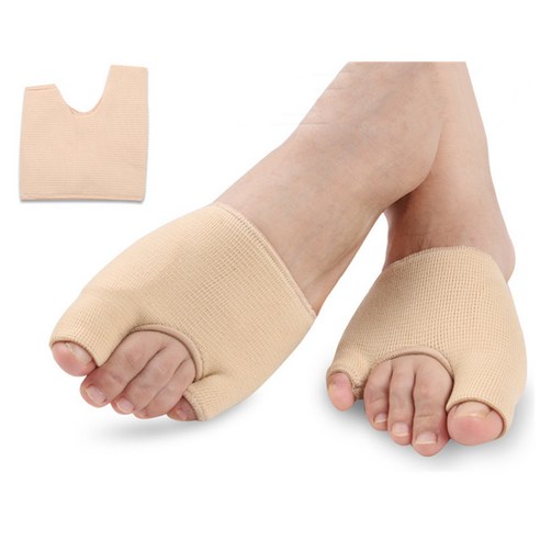 발가락 휜발가락 보정 덧신 엄지 새끼발가락 보호대 발가락링 발가락 벌리기, 4개