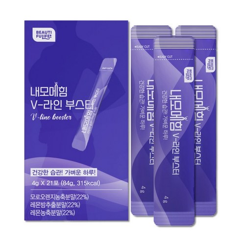 내모메힘 V-라인 부스터 모로오렌지 클렌즈 주스, 84g, 4개