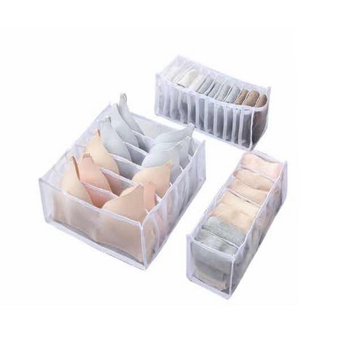 칼노 속옷 거즈 보관 상자, 흰색, {"사이즈":"7칸"}