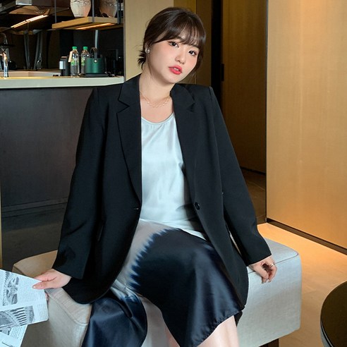 빅사이즈의 자신감을 위한 영애씨옷장 보이핏 자켓