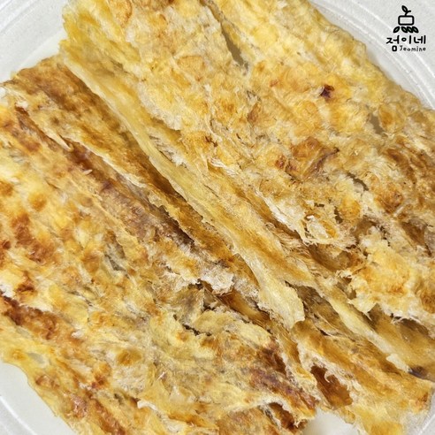 [점이네] 구운 물메기채 300g 부드러운 어포채 단짠간식 마른안주 물메기포 국내가공 건어물, 1개