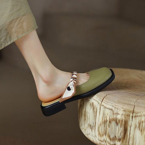 FanGgg 여자여름샌들 샌들 핏플랍샌들