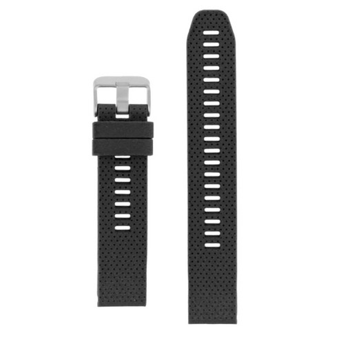 Garmin Fenix ​​5S 및 금속 버클 도구용 실리콘 스트랩 팔찌 시계 밴드, 블랙, 12.5X2cm