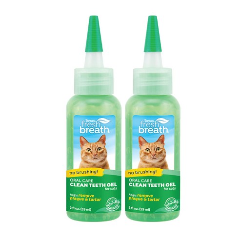 고양이 바르는 치석제거 캣 치약 천연성분 입냄새 제거, 2개, 59ml