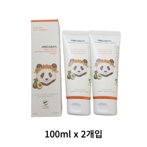 오가본 씨앗품은 유기농 유아용 보습크림, 1개, 100ml