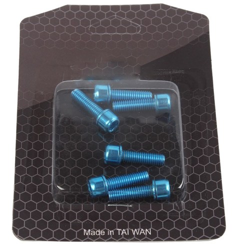 산악 자전거 스템 M5X18Mm 볼트 산악 자전거 스템 나사 6 개/대, 파란색