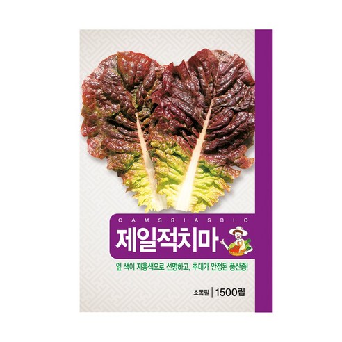 SN월드 씨앗 쌈채소 잎채소 모음, 적축면상추