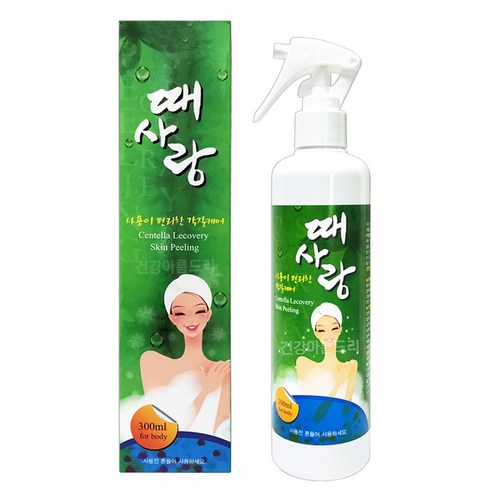 식물성분 바디 스크럽 때사랑 300ml 각질제거 때비누 바디필링, 1개