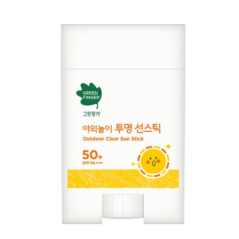 그린핑거 인텐시브 투명 선밤, 20g, 1개