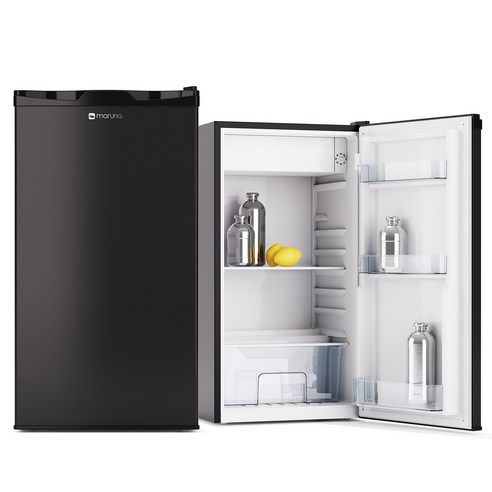   마루나 소형 냉장고 87L 일반 미니 원룸, 블랙