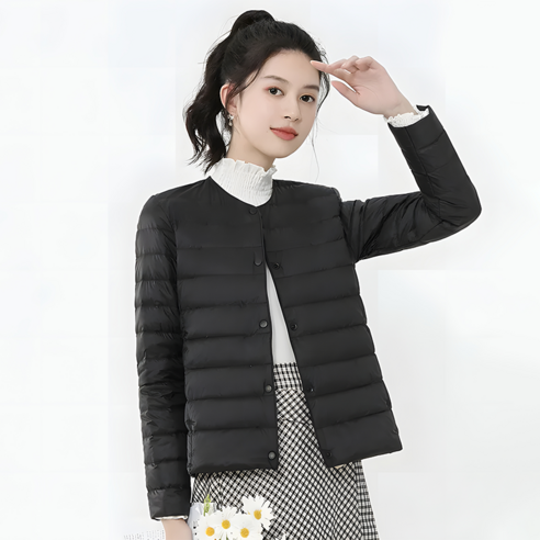 경량패딩, 오리털로 따뜻하게 슬림핏으로 외출하기