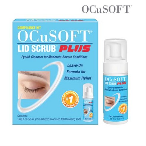 오큐소프트 리드스크럽플러스 눈꺼풀세정제 눈가를 깨끗하게 세척하는 효과적인 세정제
