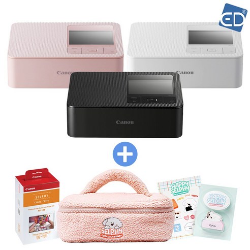 캐논 포토프린터 셀피 CP1500+아이리버 가방+인화지108매+포토앨범+포켓융 /ED