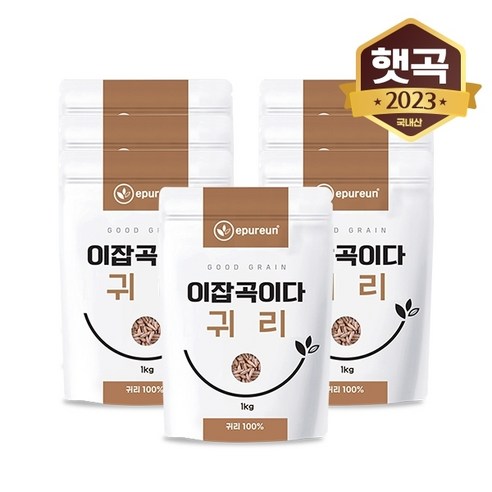 [이잡곡이다] 국산 귀리 1kg x 6봉, 6개