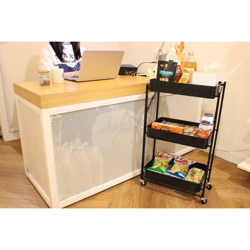 다목적 철제 메쉬선반으로 공간에 스타일과 질서를 더하세요.