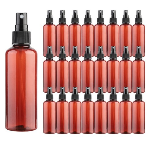 27리빙 스프레이 공병, 25개, 100ml 블랙캡차광