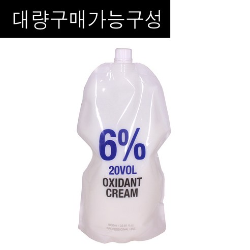 해든 쉐모아 옥시던트 크림 6% 산화제 1000ml (대량구매구성) 염색약2제 쉐모아 산화제 정품, 1개