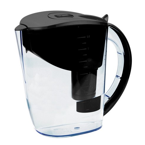 FWT 스마트 휴대용 알칼리성 필터 정수기 3.5L, 블랙