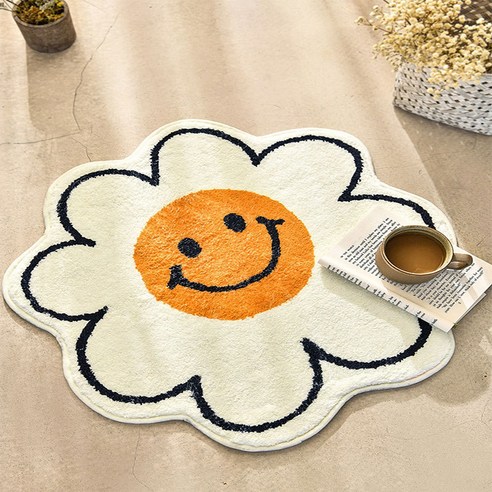 Sunshine home 침실 거실 카펫, 60cm×60cm