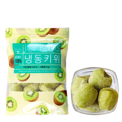 [딜라잇가든]냉동 키위(홀) 1kg x 3팩, 단품, 3개