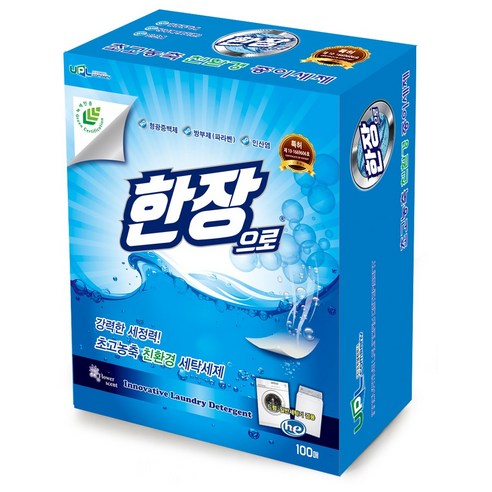 초고농축 한장으로 종이세제, 100개입, 1개