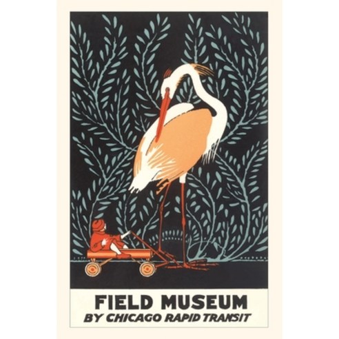(영문도서) Vintage Journal Poster for Field Museum with Giant Heron Paperback, Found Image Press, English, 9781669505938