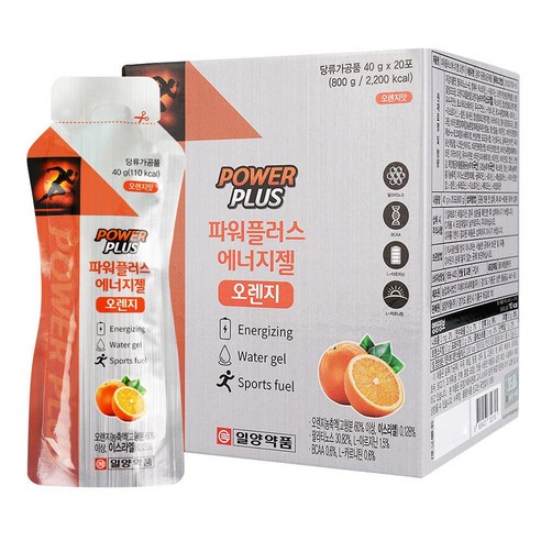 일양약품 파워플러스 에너지젤 오렌지맛, 800g