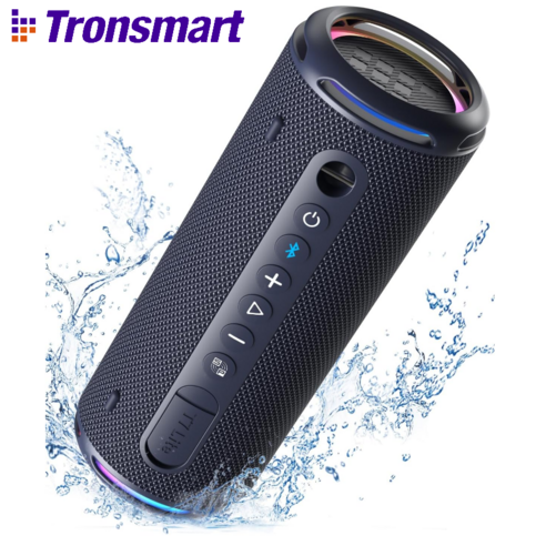 Tronsmart T7 Lite 휴대용 블루투스 스피커 우퍼 IPX7방수 LED, Blue