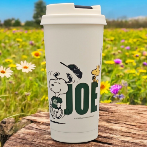 스타벅스와 피너츠의 만남, 일상에 스며드는 특별한 순간: 스타벅스 피너츠 엘마 텀블러 473ml 스타벅스스누피