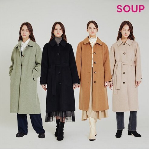 SOUP 23FW 울캐시미어블렌디드 코트 1종