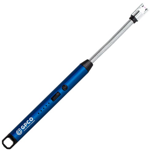 지피코 KC 인증 플라즈마 전기 캔들 라이터 2세대 USB C 타입 충전식 캔들 점화기, 1개, 블루