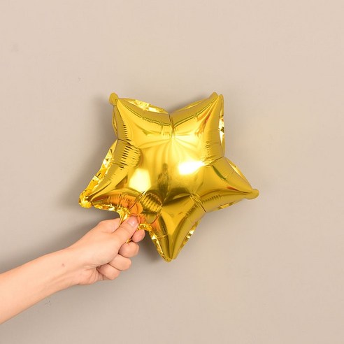 파티복닷컴 모양풍선 10개입, 16.별 골드 25.4cm