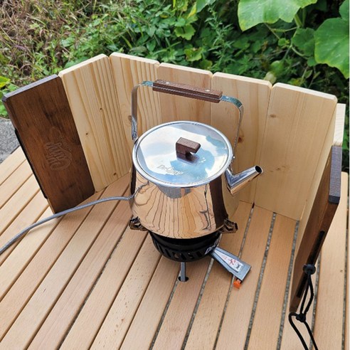 닥터캠프 캠핑 8단 우드 버너 바람막이, 01. 8단 우드바람막이, 1개 캠프1