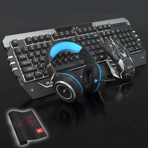 Literally sell 게이밍키보드 무접점 키보드 멋진 조명 인체 공학 게임 엔진 6단 DPI 속도 무소음키보드 레트로키보드 무소음마우스 노이즈캔슬링헤드폰 유선이어폰, 블랙 화이트 라이트 키보드 + 마우스 + 헤드폰