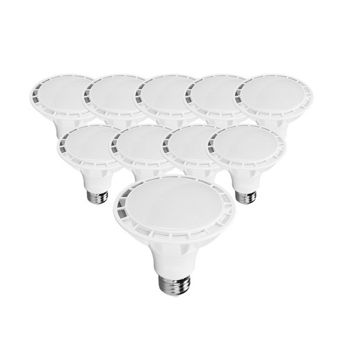 라인조명 LED에코 파30램프 15W PAR30 집중형 확산형, 10개, 2. 확산형 전구색(노란빛)