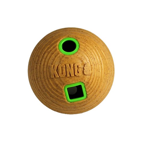 콩 KONG 강아지 노즈워크 애견 대나무 장난감 밤부볼