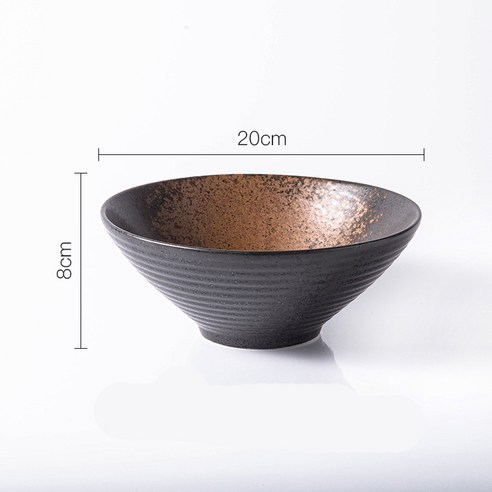 Lingao creme japonês de cerâmica criativo sopa macarrão restaurante personalização, 분홍색