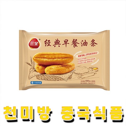 천미방 중국식품 삼췐 요우티아오 10입 x 3봉, 400g, 6개