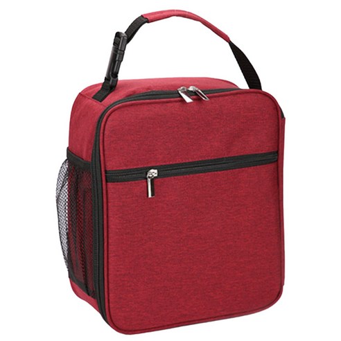 점심 가방 절연 도시락 상자 내구성 재사용 가능한 점심 가방 성인 핸드백 남성과 여성 (빨간색)에 적합, 하나, 보여진 바와 같이