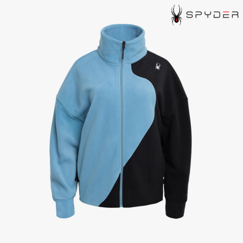 스파이더 스파이더 우먼스 컬러블록 플리스_SPEWCNFT354WLBL