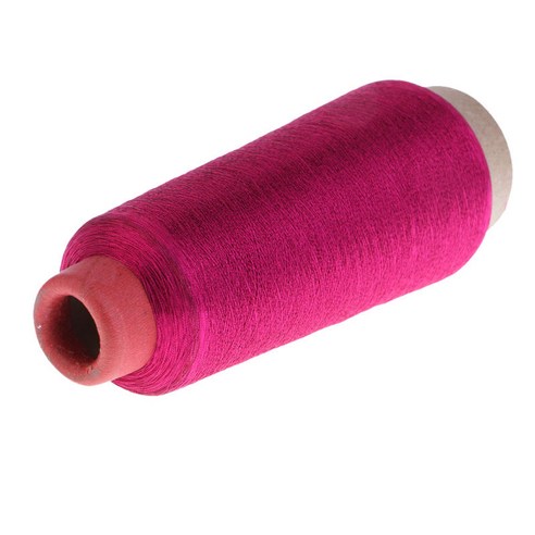 금속 실 원사 스풀 크로 셰 뜨개질 바느질 자수 실 철사 DIY 세공 작품, 로즈 레드, 폴리 에스터