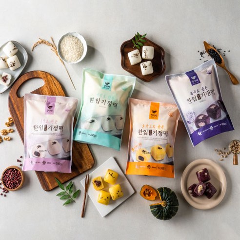 창억떡 한입기정떡 4종 10봉(100개) 세트, 수량 Best Top3