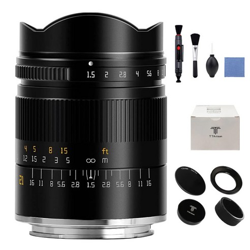 소니렌즈 TTArtisan 21mm F1.5 Sony A7 A7ll A7lll A7R A7RlV A7S A7SII A7SIII와 같은 Sony E-마운트 카메라용 전체 명성 렌즈, TTArtisan 21mm F1.5 Sony E