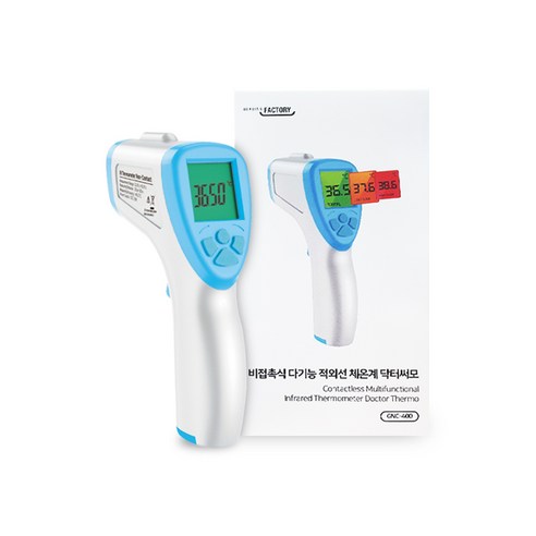 닥터써모 GNC-400 비접촉 피부적외선 체온계, 1개