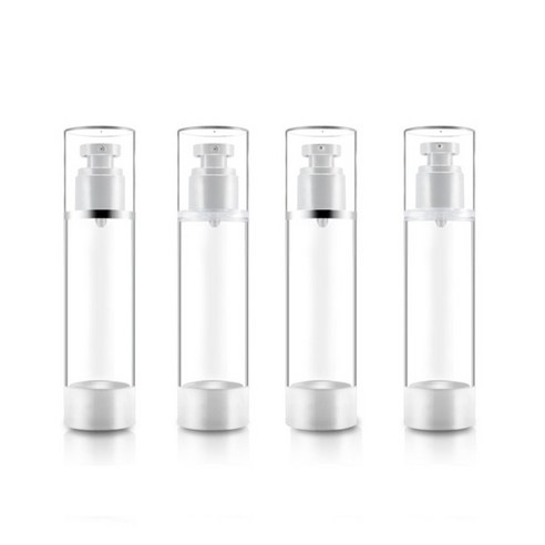 하이디 여행용 화장품 진공 공병 스프레이 에센스 소분 용기 50ml, 8개, 투명