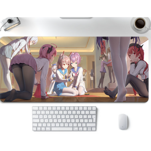 마우스 장패드 벽람항로 Azur Lane 게이밍 마우스 장패드 20종 24567, P16, 80*30cm