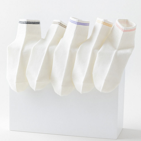 시원하고 편안한 여성용 쿨링메쉬 발목 양말