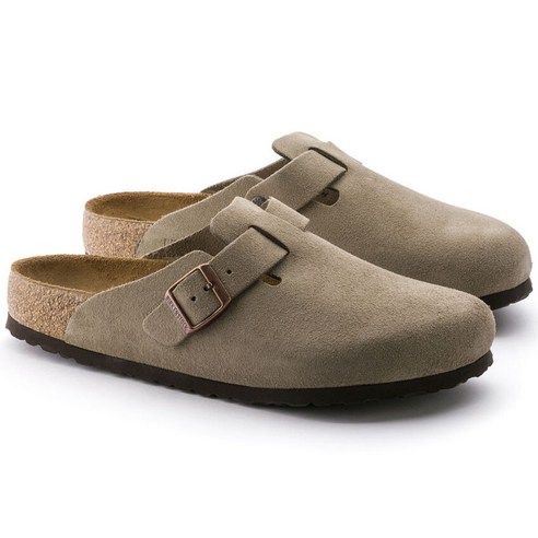 버켄스탁 보스턴 소프트 풋베드 타프 Taupe Boston Soft Footbed 스웨드 0560771 레귤러 버켄스탁암스테르담 Best Top5