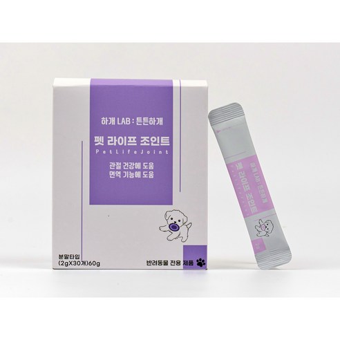 하개랩 튼튼하개 강아지 고양이 관절 영양제, 1개, 뼈/관절강화, 30회분